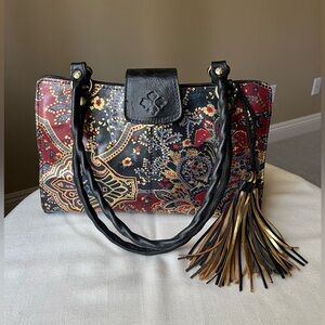 Patricia Nash Floral Paisley Shoulder Bag